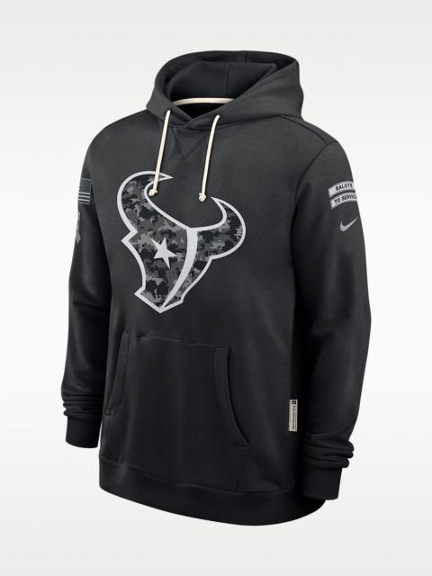 Nike Houston Texans Salute to Service Sideline Men's Nike Dri-FIT NFL Pullover Hoodie