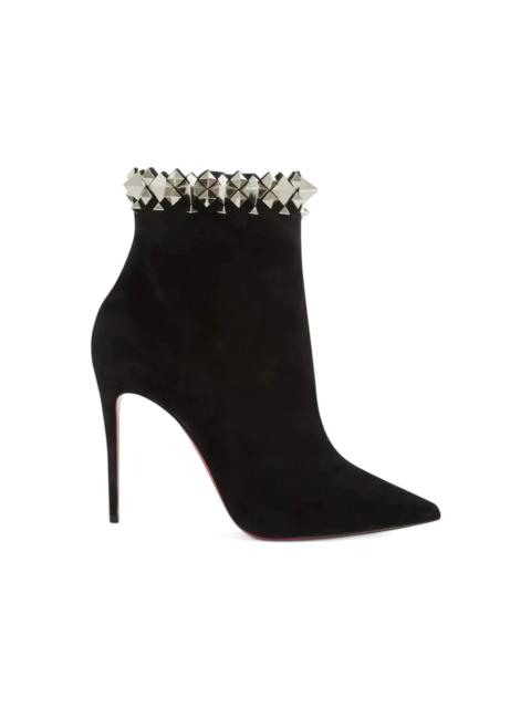 Christian Louboutin Christian Louboutin Firmamma 100 Veau Velours Black Silver (Women's)