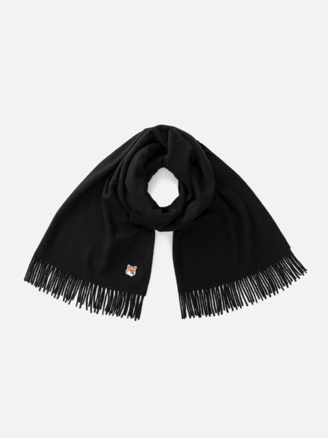 Maison Kitsuné FOX HEAD PATCH WOOL SCARF