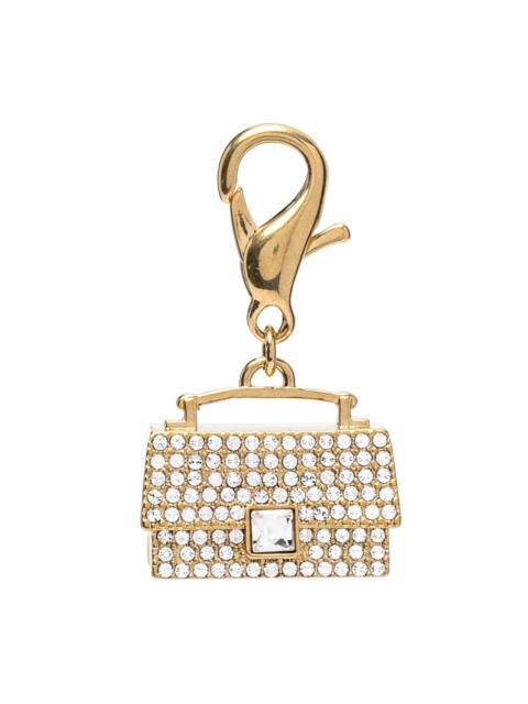 crystal-embellished Venice-bag-charm keyring