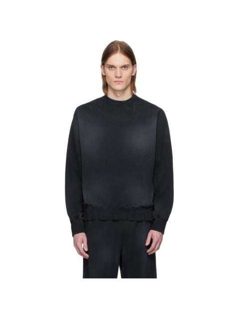 Omar Afridi Navy Dolman Crewneck Sweatshirt