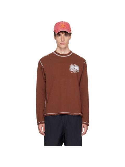 Palmes Brown Mermaid Long-Sleeve T-shirt