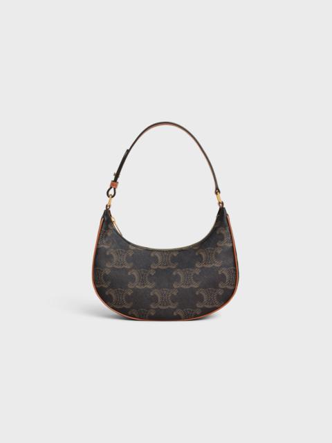 CELINE Ava Bag in Triomphe Canvas XL and Calfskin
