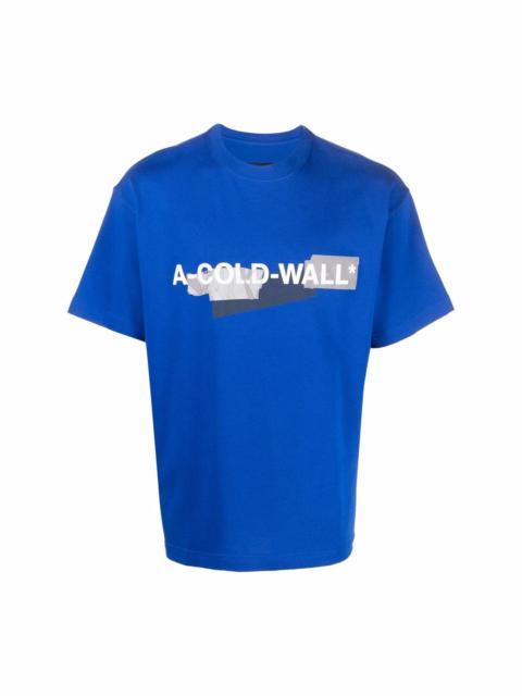 A-COLD-WALL* taped-logo T-shirt