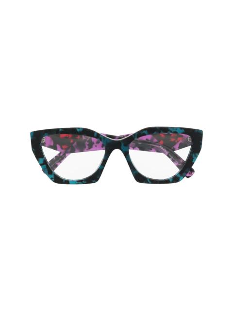 Prada tortoiseshell-effect cat-eye glasses