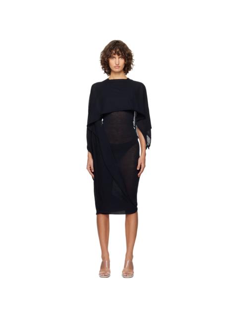 paloma wool Black Willy Midi Dress