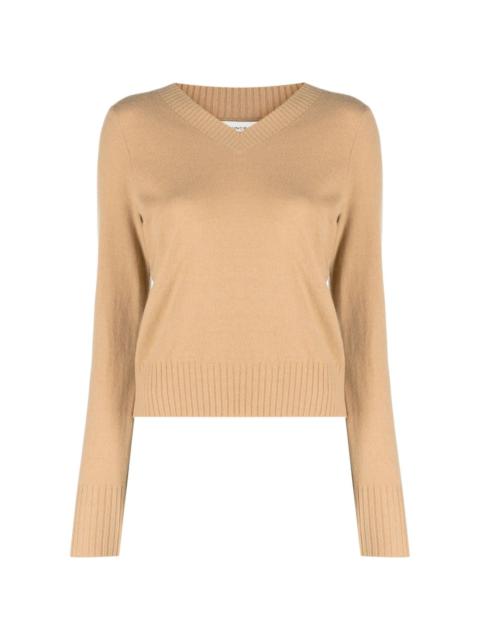Vince V-neck cropped jumper