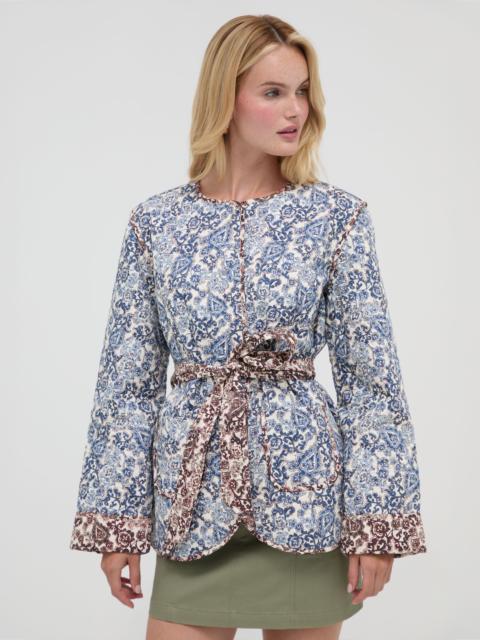 Hill House Home The Aspen Jacket - Chedworth Paisley Blue