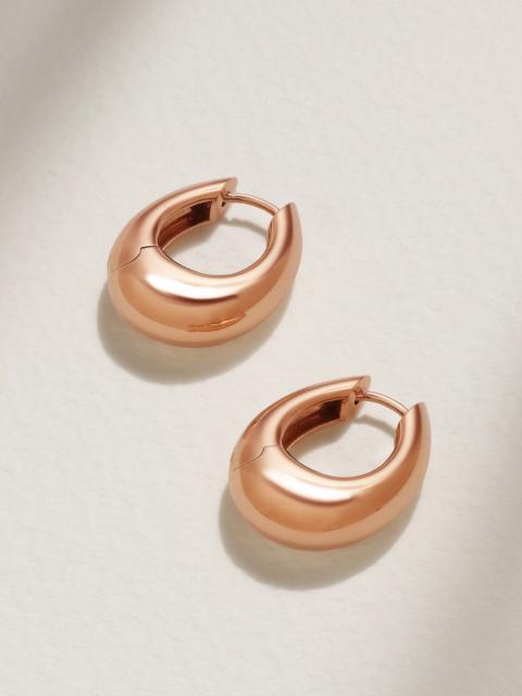 ANANYA Chakra Icon 18-karat Rose Gold Hoop Earrings