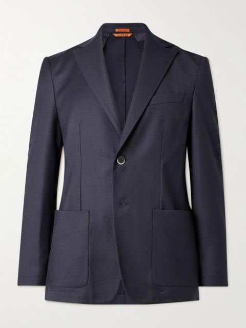 BARENA Borgo Virgin Wool-Blend Suit Jacket Navy