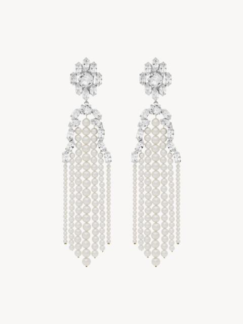 SAINT LAURENT CHANDELIER EARRINGS IN METAL