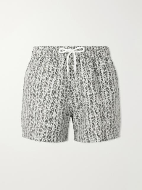 FRESCOBOL CARIOCA Rio Straight-Leg Mid-Length Printed Recycled Swim Shorts