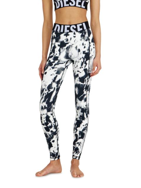 Diesel LEGGINGS IN PRINTED MICROFIBRE