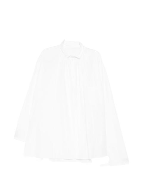 Yohji Yamamoto asymmetric-hem layered shirt