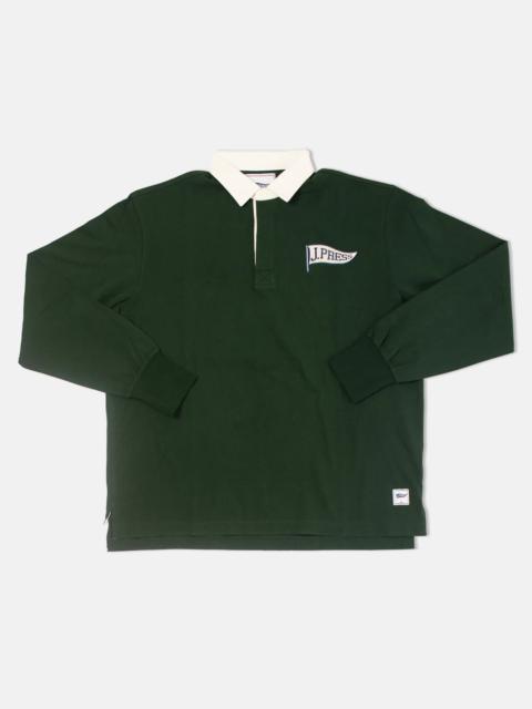 J. PRESS GREEN J. PRESS BURGEE RUGBY SHIRT - TRIM FIT