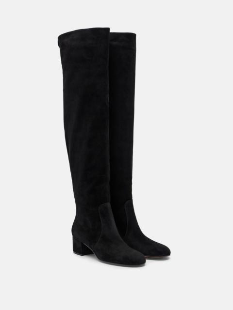 Gianvito Rossi Suede knee-high boots