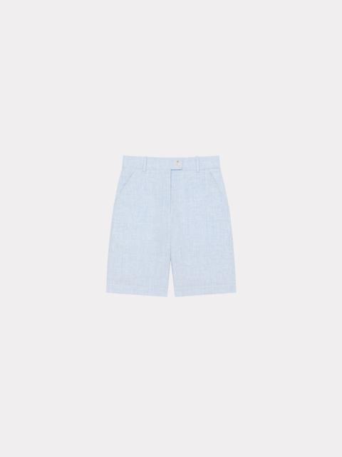 KENZO Tailored linen shorts