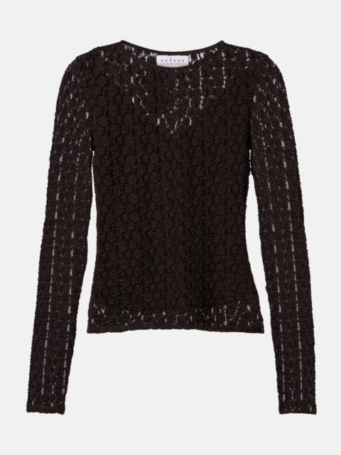 velvet Tori lace top