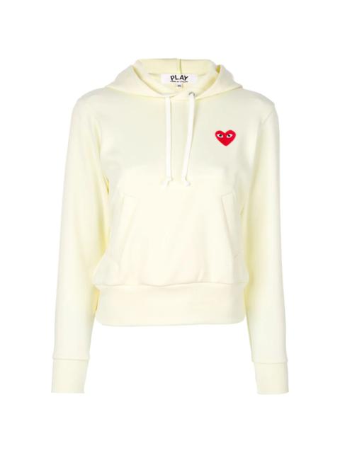 Comme des Garçons PLAY heart-patch long-sleeve hoodie