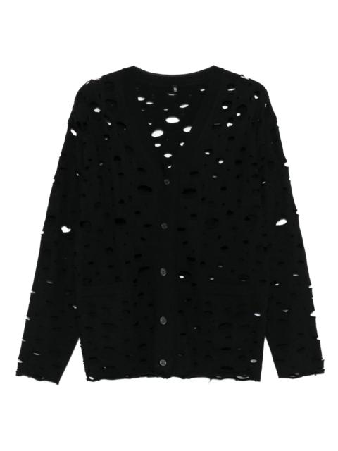 R13 R13 Distressed Button-up Cardigan
