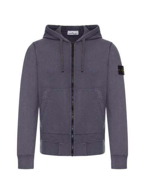 Stone Island Compass-badge zip-up hoodie