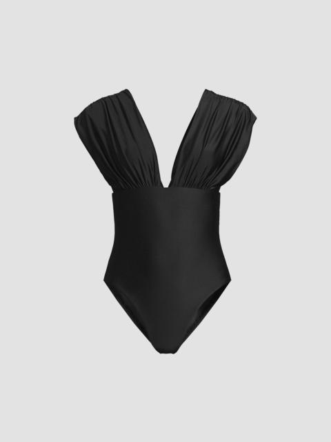 KOBI HALPERIN Women's Joy Ruched One-Piece Swimsuit - Black