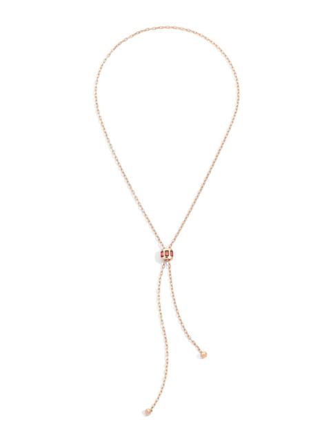 Pomellato Women's Iconica 18K Rose Gold & Garnet Lariat Necklace - Rose Gold