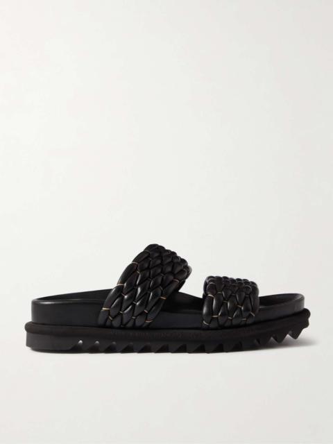 Dries Van Noten Braided leather sandals