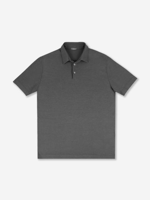 SLOWEAR Slim-fit organic IceCotton polo shirt