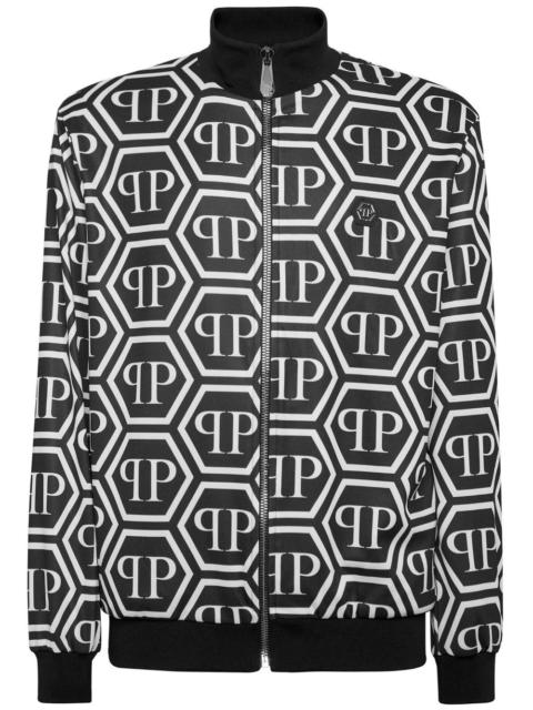 PHILIPP PLEIN monogram-print track jacket