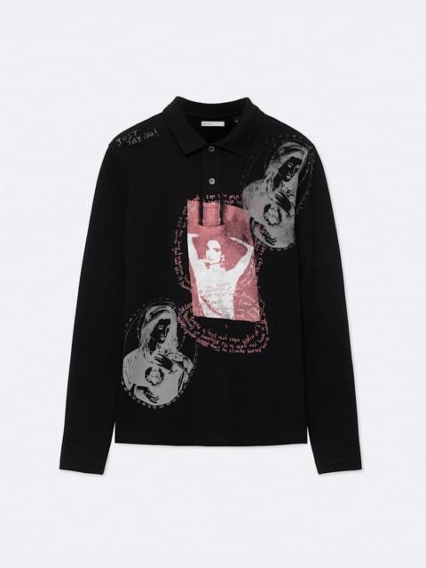 ALLSAINTS DREAMS LONG-SLEEVE POLO SHIRT