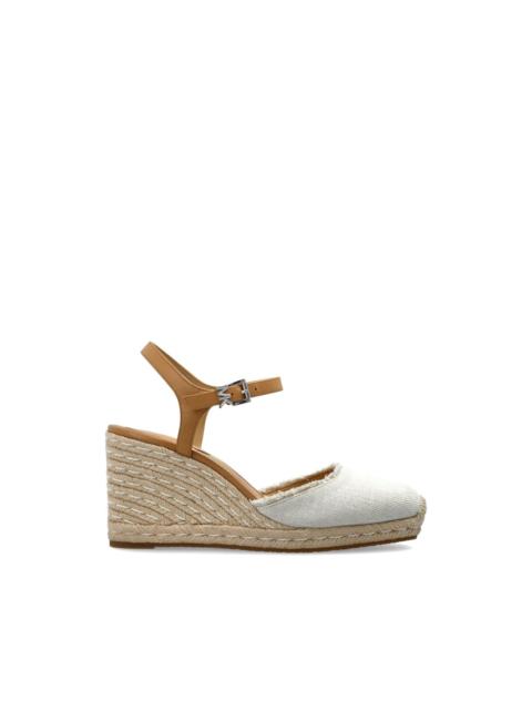 MICHAEL KORS frayed ankle strap espadrilles