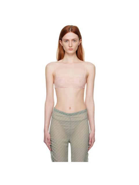 【関税込み】Jade Cropper SSENSE限定 ピンク ブラ JADE CROPPER SSENSE Exclusive Pink Bra | REVERSIBLE
