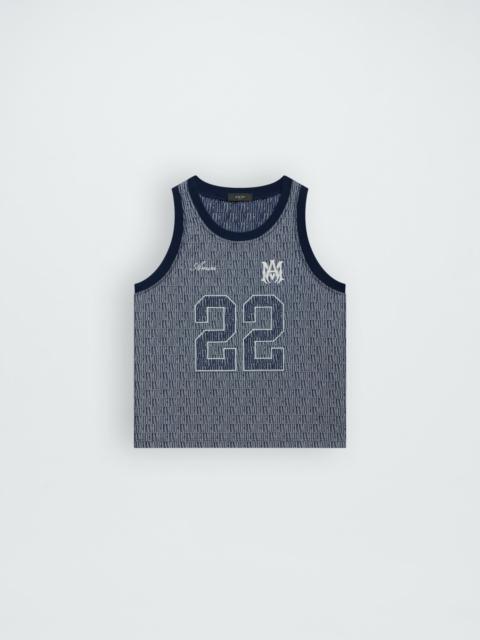 AMIRI AMIRI JACQUARD BBALL JERSEY