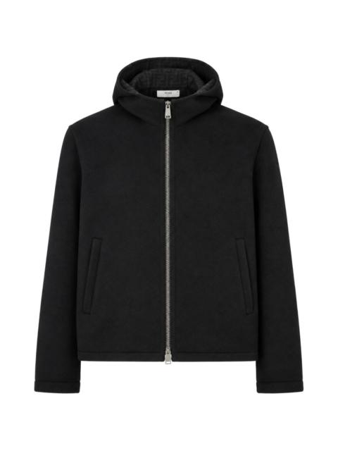 FENDI zip-up hooded hoodie