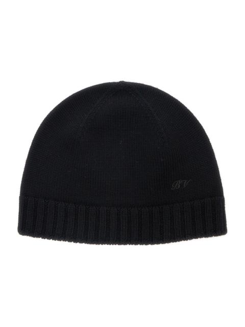 Bottega Veneta Bottega Veneta Men Classic Wool Knit Beanie/ Black