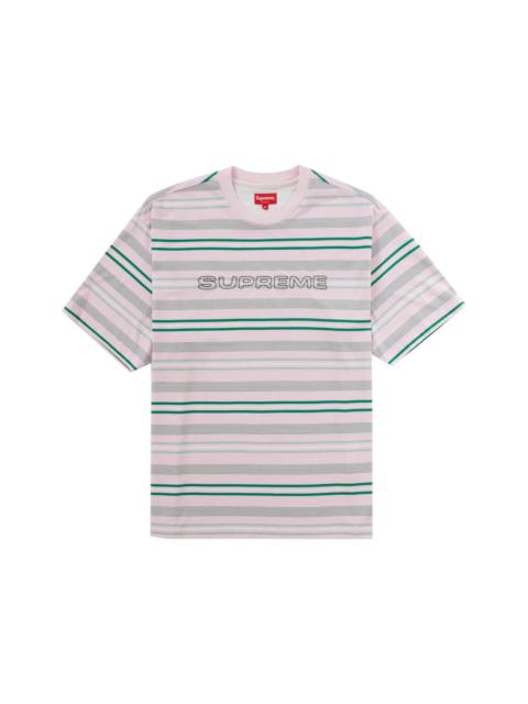 Supreme Supreme Dash Stripe S/S Top Pink