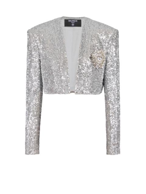 Balmain Short sequin jacket