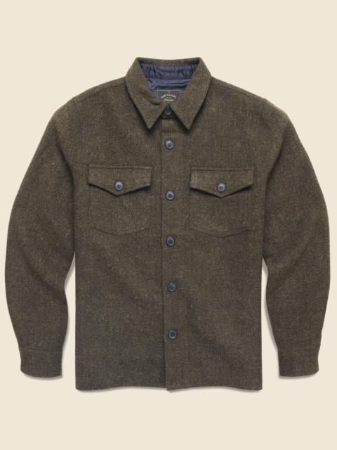 Portuguese Flannel Field Overshirt - Forest