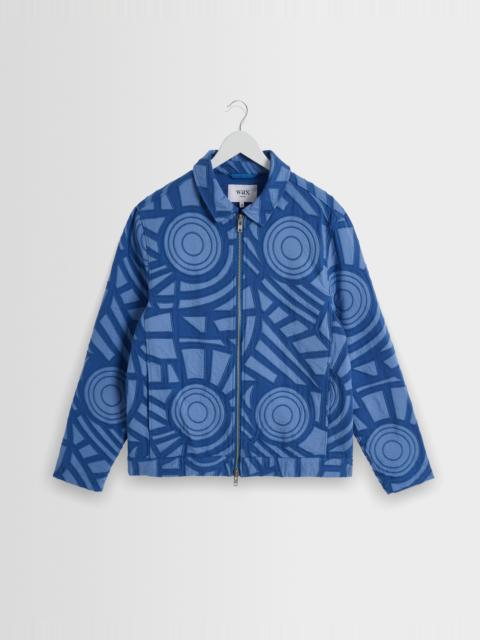 Wax London Park - Bright Blue Tonal Applique Jacket