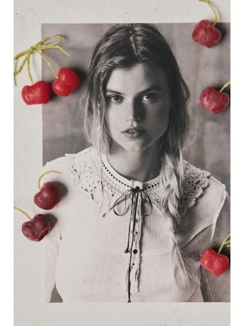 FREE PEOPLE Bow Tied Cherry Candle