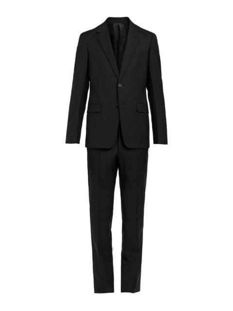 Wool and mohair single-breasted suit