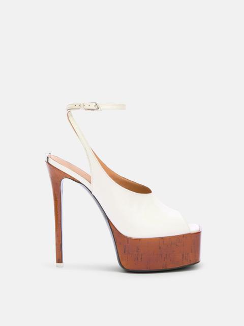 THE ATTICO ''ORNELLA'' WHITE SANDAL