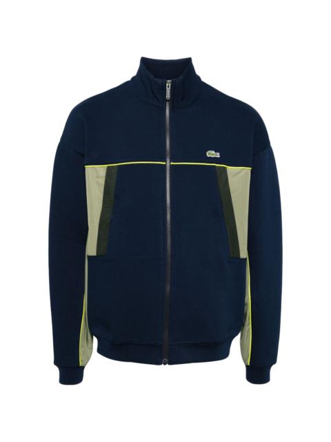 logo-patch piqué jacket
