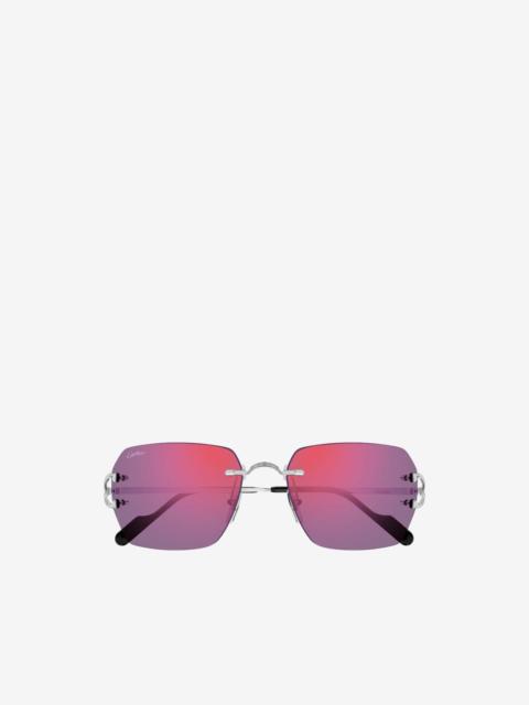 Cartier rimless sunglasses