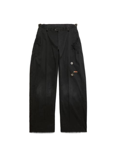 Offshore Baggy Sweatpants in Black Faded