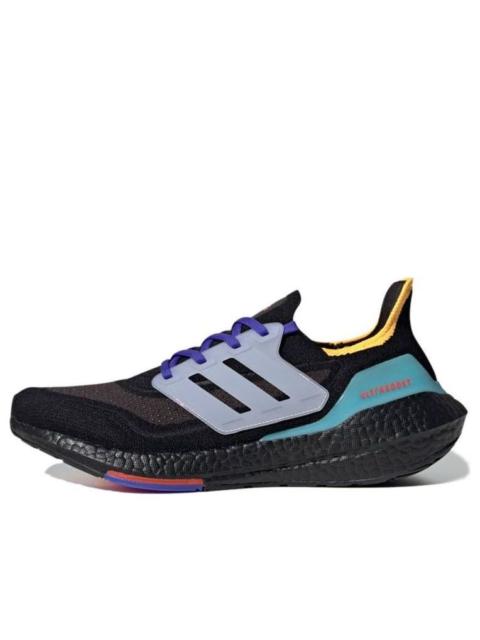 adidas UltraBoost 21 'Black Pulse Aqua' S23870