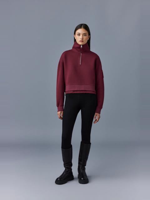 MACKAGE MONROE Double-face jersey pullover for ladies