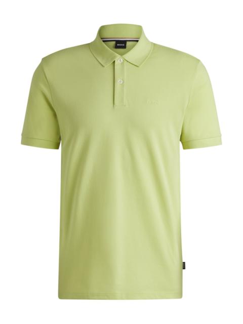 BOSS PALLAS REGULAR-FIT POLO SHIRT IN COTTON WITH EMBROIDERED LOGO