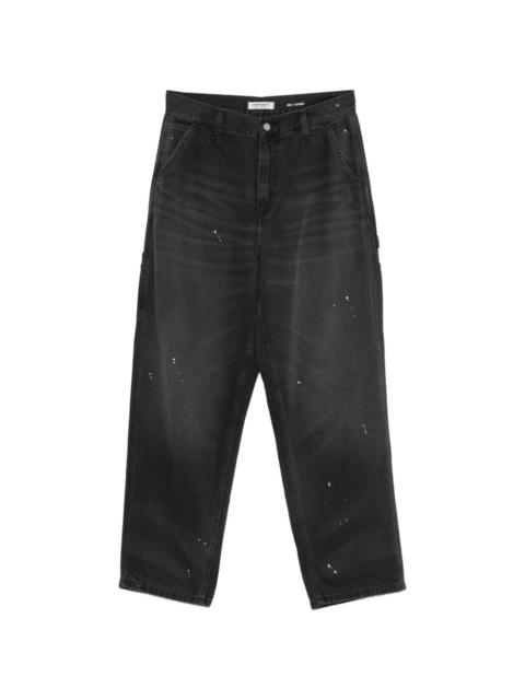 Carhartt WIP paint-splatter washed jeans